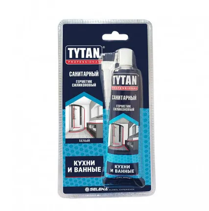 Фото №0 Герметик Tytan Professional санитарный 85мл. белый