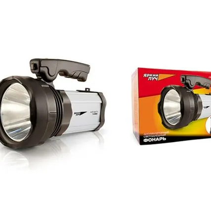 Фото №0 Фонарь Яркий луч S-300A Мегаватт прожектор CREE XM-L 300 лм 3 реж.+кемпинг 450 лм 2 реж. 3У 220В