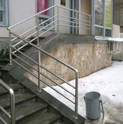 Фото №0 Монтаж перил хромированных