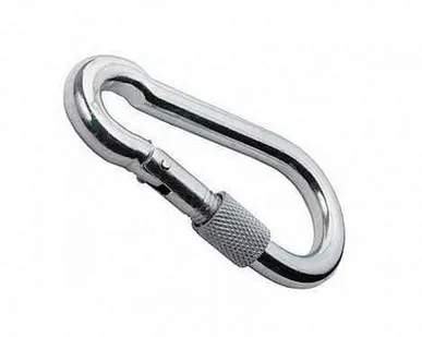 фото Карабин М12 пожарный форма "D" DIN5299 цинк (РФ)