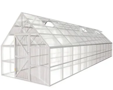 фото Теплица английская ЧЕЛСИ 3х12 м, цвет Белый (RAL 9003)