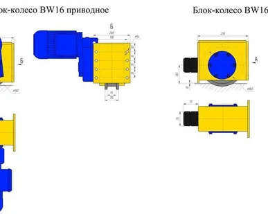 фото Колесный блок BW-16, 1 т
