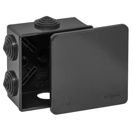 Фото №0 Коробка распределительная ОП 85х85х40мм УХЛ1 IP54 черн. Ruvinil 67040Ч