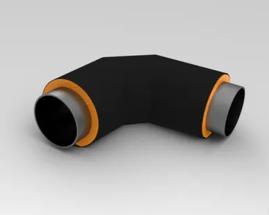 фото Отвод для труб в ППУ изоляции 25х2,5/90 мм.