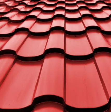 Фото №0 Металлочерепица Сицилия полиэстер RAL 3003 1120х0,5