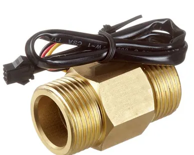 фото Расходомер воды / Латунный датчик расхода воды