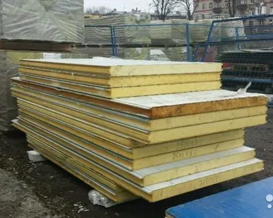 фото Сэндвич панели PIR 120 мм, 3,99 м