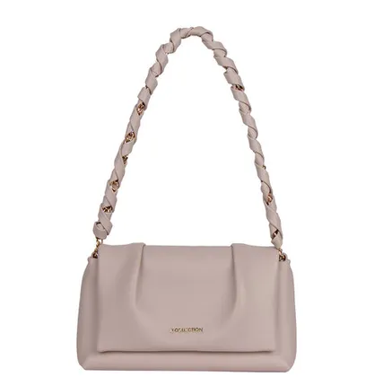 Фото №0 Бежевая сумка с драпировкой Новара TJ COLLECTION YJ 5151025 NDA