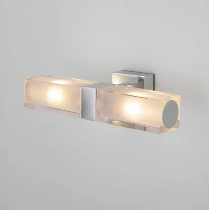 Фото №0 Влагостойкий настенный светильник Duplex 2x28W 1228 AL14 хром