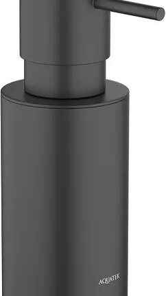 Фото №0 Дозатор для жидкого мыла Aquatek Оберон чёрный матовый AQ4229MB
