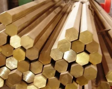 фото Шестигранник бронзовый от 1.5мм до 330мм БрАЖМц БрАЖН БрАМц БрБ2 БрОЦС5-5-5