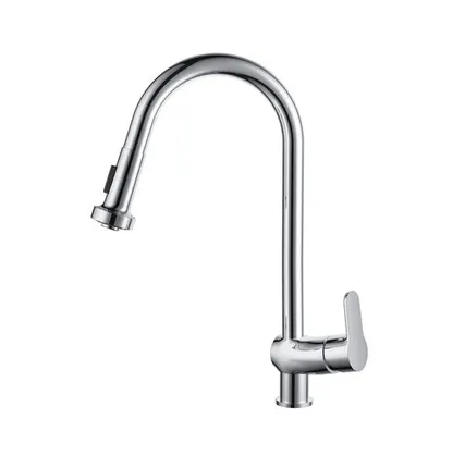 Фото №0 Смеситель для кухни D&K Rhein Marx с выдвижной лейкой