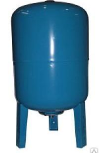 фото Вертикальный гидроаккумулятор 100 V, фланец- нерж. сталь, 100 л Unipump