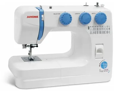 фото Швейная машина Janome Top 22S, белый/голубой