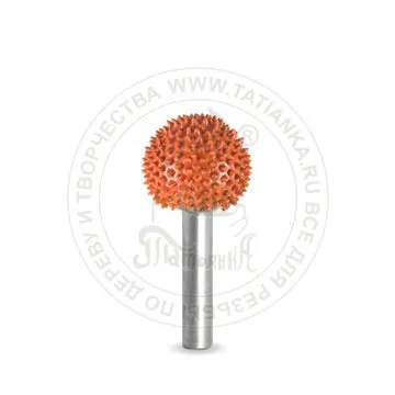 Фото №0 6S78-90 - Сфера (шар), Ø хвостовика 6мм X Ø фрезы 22.25мм (extracoarse/оранжевая)
