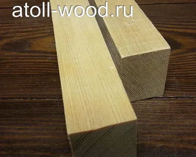 фото Брусок из лиственницы сорт "Экстра"