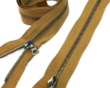 фото Молния RIRI на хлопке рыжая 6мм