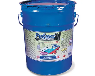 фото Ребакс-М мастика бит-каучуковая 20л (18 кг)