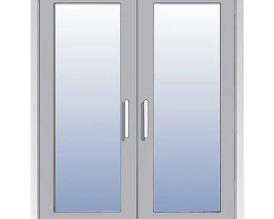 фото Двери алюминиевые