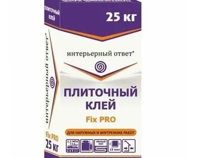 фото Клей плиточный "Интерьерный ответ" C1, 25 кг