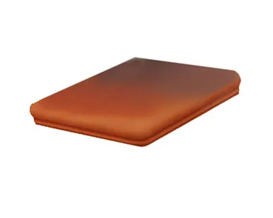 фото Клинкерная угловая ступень флорентинер Stroeher Keraplatte Terra 316 patrizierrot ofenbunt, 345x345x12 мм