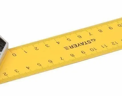 Фото №0 Угольник с алюминиевым основанием 30 см