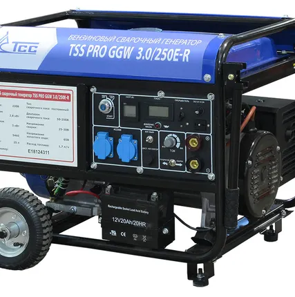 Фото №0 Бензиновый сварочный генератор TSS PRO GGW 3.0/250E-R