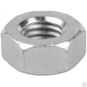 Фото №0 Оцинкованная шестигранная гайка гост 5927-70, m10, 5кг зубр 303550-10