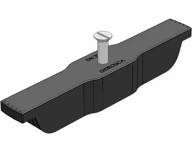 фото Крепеж для лотка водоотводного пластикового DN200