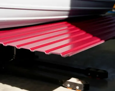 фото Профлист С-10 / красный / 0.45 мм. - RAL 3005 / Винно-красный - Глянцевая - с ЛКП - Первый - С-10 - Индивидуальные - Розница