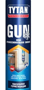 фото Пена монтажная профессиональная зимняя TYTAN O2 GUN 750 мл
