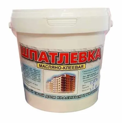 Фото №0 Шпаклевка МАСЛЯНО-КЛЕЕВАЯ 1.5 кг