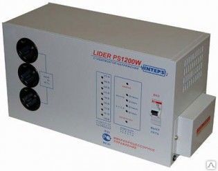 Фото №0 Стабилизатор напряжения LIDER PS1200W-50