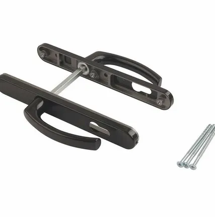 Фото №0 Гарнитур нажимной FKS подпружиненный, со сплошной накладкой (30мм), с закрытыми винтами , Черный