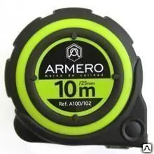 фото Рулетка 10 м ширина 25 мм с автоблокировкой Armero