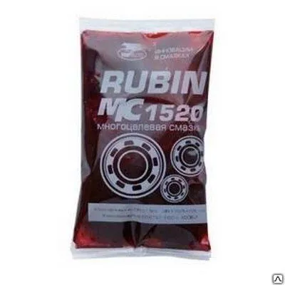 Фото №0 Смазка МС 1520 RUBIN водостойкая многоцелевая EP-2 (стик-пакет)-90гр
