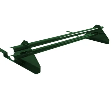 фото Снегозадержатель трубчатый для композ. черепицы RAL6005 (3м)