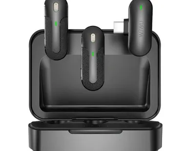 фото Микрофон петличный WIWU Microphone Duo Wireless Mini чёрный