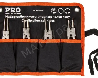фото Набор Съемников Стопорных Колец 180мм,4шт.PRO STARTUL