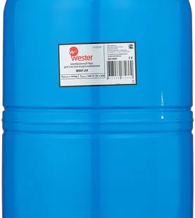фото Гидроаккумулятор Wester WAV 24 24 л вертикальная установка