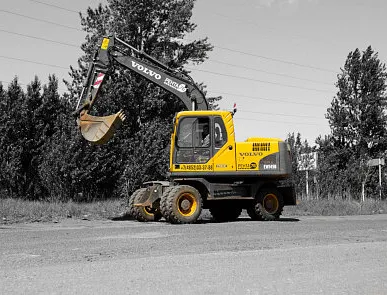 фото Аренда экскаватора колесного Volvo EW145B Prime
