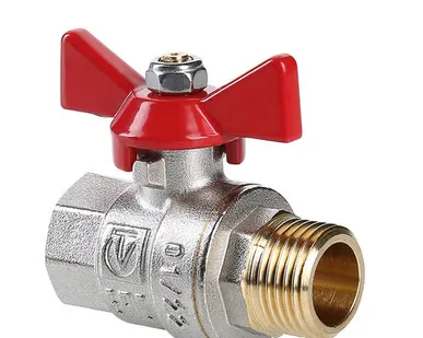 фото Кран шар. 1/2" Base Valtec г/ш бабочка (12/192)