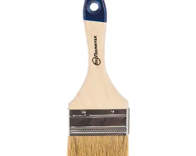 фото Кисть Политех флейцевая, светлая щетина Оптима 2,5" (6,35см)