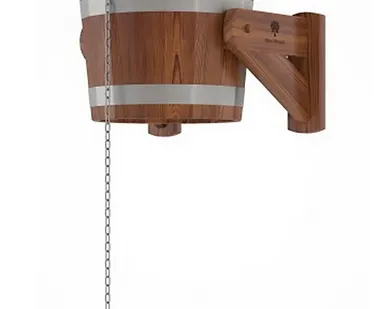фото Обливное ведро для бани BentWood 20 л (из лиственницы морёной)