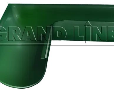 фото Угол желоба внешний (125 мм, 90*) "GRAND LINE"