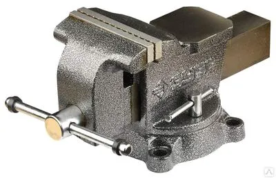 Фото №0 Тиски ЗУБР "МАСТЕР" слесарные поворотные, 100мм