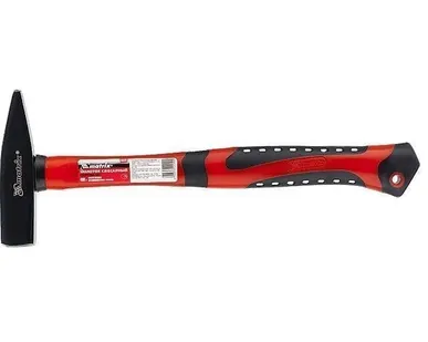 фото Молоток слесарный 400 г, фибергласовая обрезиненная ручка MATRIX
