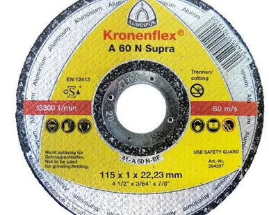 фото Круг отрезной 125х1,0х22мм Klingspor, 264298