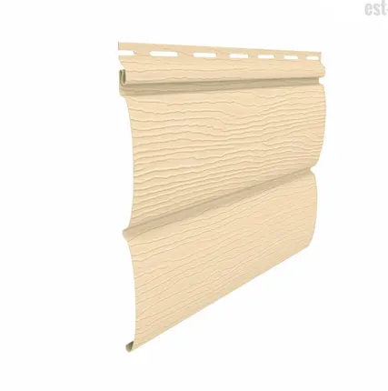 Фото №0 Сайдинг виниловый «Блок-Хаус» Classic | Кофе с молоком