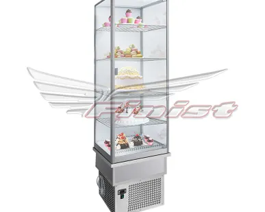 фото Вертикальная встраиваемая кондитерская холодильная витрина ВКХВ-3 краш.сталь